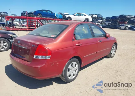 2008 Kia Spectra Ex from USA, damaged, VIN KNAFE121085508973